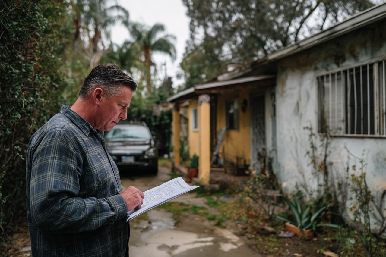 California property owner protecting rights against squatters