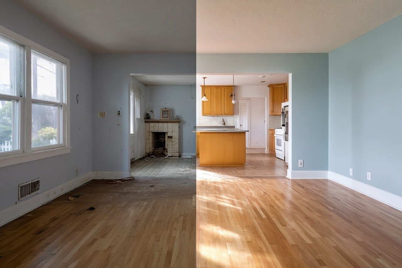 hoarder house california before after cleanup transformation