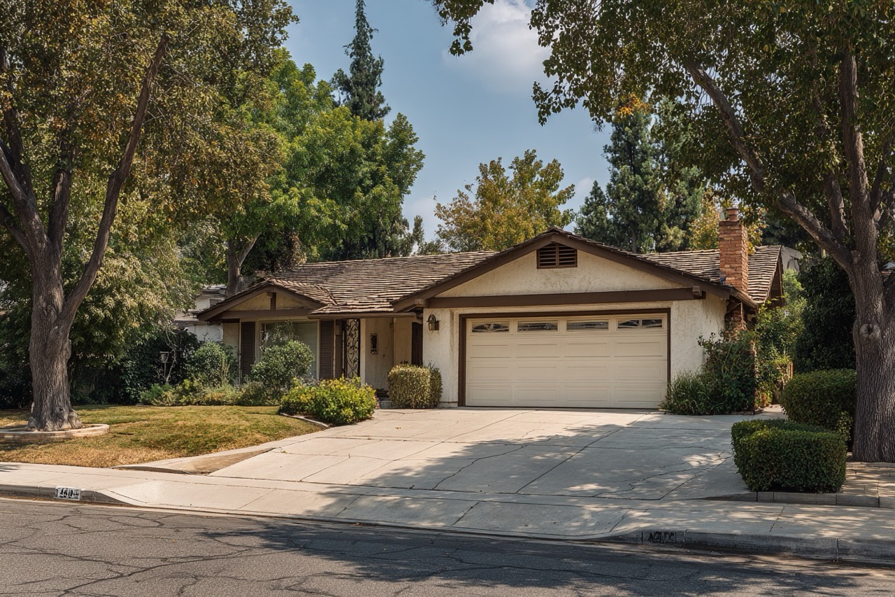 Probate property California modest house