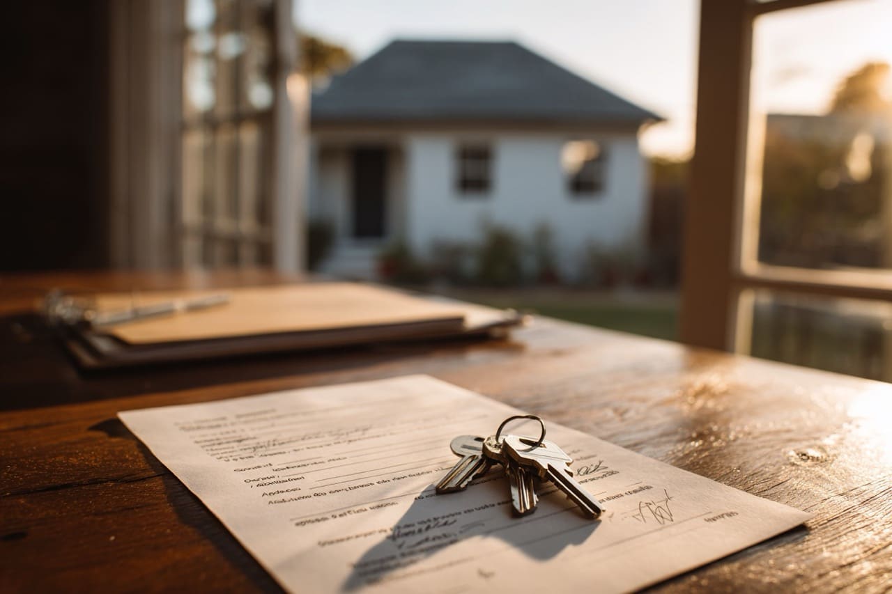 Closing documents for rental property sale in California